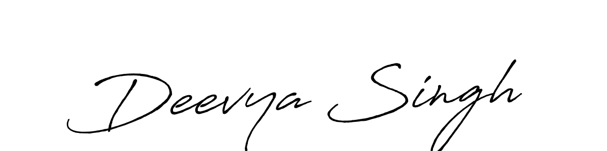 Deevya Singh stylish signature style. Best Handwritten Sign (Antro_Vectra_Bolder) for my name. Handwritten Signature Collection Ideas for my name Deevya Singh. Deevya Singh signature style 7 images and pictures png