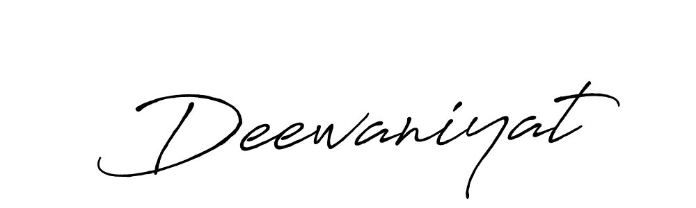 How to make Deewaniyat name signature. Use Antro_Vectra_Bolder style for creating short signs online. This is the latest handwritten sign. Deewaniyat signature style 7 images and pictures png