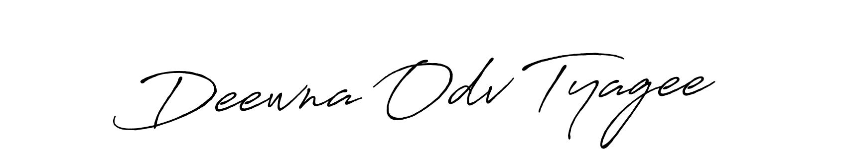 Antro_Vectra_Bolder is a professional signature style that is perfect for those who want to add a touch of class to their signature. It is also a great choice for those who want to make their signature more unique. Get Deewna Odv Tyagee name to fancy signature for free. Deewna Odv Tyagee signature style 7 images and pictures png