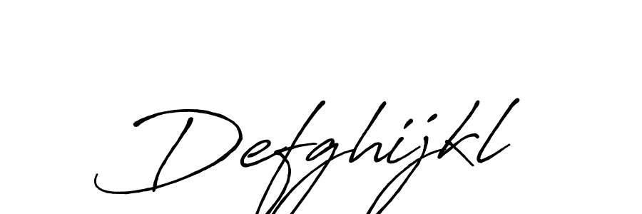 Make a beautiful signature design for name Defghijkl. With this signature (Antro_Vectra_Bolder) style, you can create a handwritten signature for free. Defghijkl signature style 7 images and pictures png