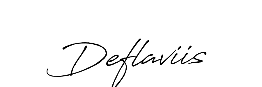 Use a signature maker to create a handwritten signature online. With this signature software, you can design (Antro_Vectra_Bolder) your own signature for name Deflaviis. Deflaviis signature style 7 images and pictures png