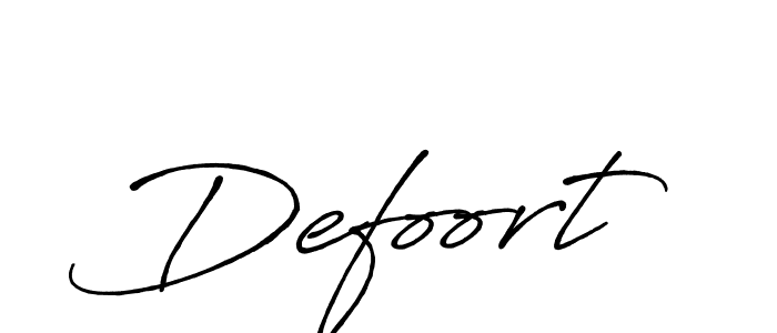 Once you've used our free online signature maker to create your best signature Antro_Vectra_Bolder style, it's time to enjoy all of the benefits that Defoort name signing documents. Defoort signature style 7 images and pictures png