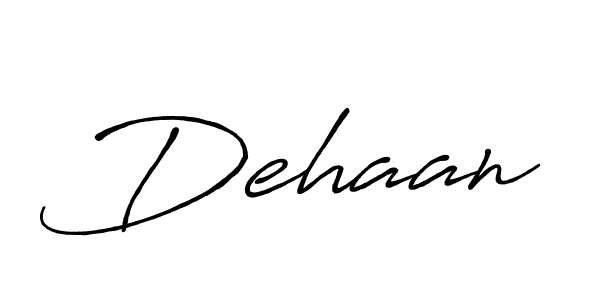 You should practise on your own different ways (Antro_Vectra_Bolder) to write your name (Dehaan) in signature. don't let someone else do it for you. Dehaan signature style 7 images and pictures png