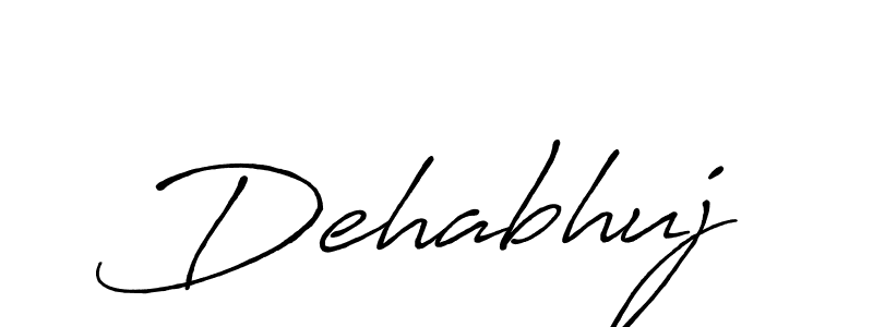 How to make Dehabhuj name signature. Use Antro_Vectra_Bolder style for creating short signs online. This is the latest handwritten sign. Dehabhuj signature style 7 images and pictures png