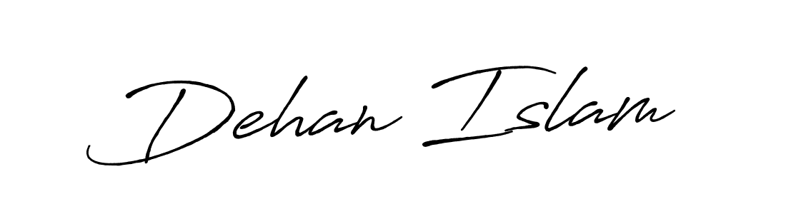 It looks lik you need a new signature style for name Dehan Islam. Design unique handwritten (Antro_Vectra_Bolder) signature with our free signature maker in just a few clicks. Dehan Islam signature style 7 images and pictures png