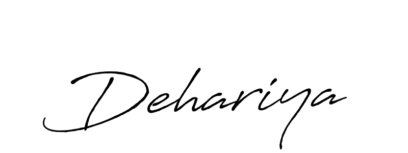 Also we have Dehariya name is the best signature style. Create professional handwritten signature collection using Antro_Vectra_Bolder autograph style. Dehariya signature style 7 images and pictures png