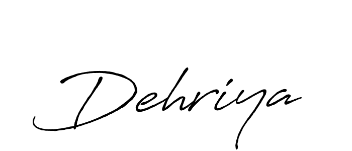 Dehriya stylish signature style. Best Handwritten Sign (Antro_Vectra_Bolder) for my name. Handwritten Signature Collection Ideas for my name Dehriya. Dehriya signature style 7 images and pictures png