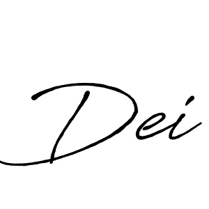 Use a signature maker to create a handwritten signature online. With this signature software, you can design (Antro_Vectra_Bolder) your own signature for name Dei. Dei signature style 7 images and pictures png