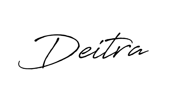 Deitra stylish signature style. Best Handwritten Sign (Antro_Vectra_Bolder) for my name. Handwritten Signature Collection Ideas for my name Deitra. Deitra signature style 7 images and pictures png