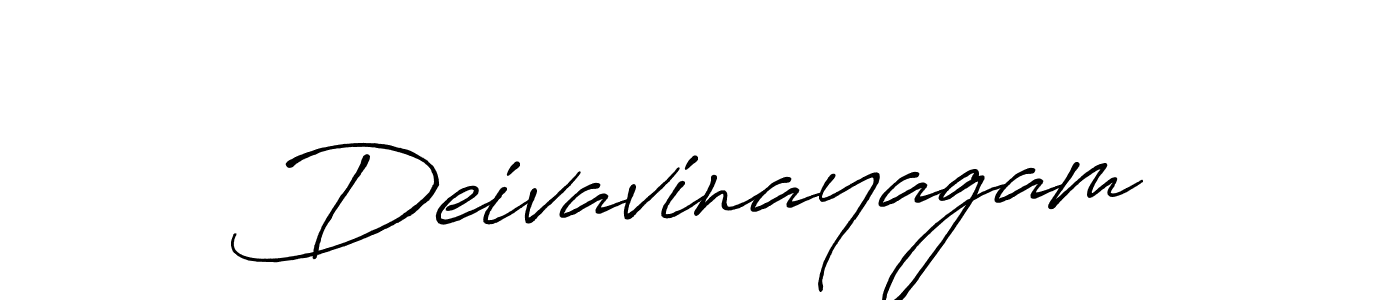 Make a beautiful signature design for name Deivavinayagam. With this signature (Antro_Vectra_Bolder) style, you can create a handwritten signature for free. Deivavinayagam signature style 7 images and pictures png