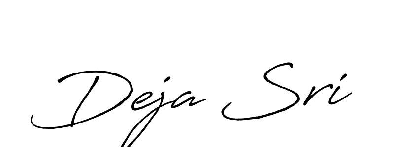 Also You can easily find your signature by using the search form. We will create Deja Sri name handwritten signature images for you free of cost using Antro_Vectra_Bolder sign style. Deja Sri signature style 7 images and pictures png