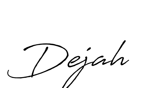 Also You can easily find your signature by using the search form. We will create Dejah name handwritten signature images for you free of cost using Antro_Vectra_Bolder sign style. Dejah signature style 7 images and pictures png