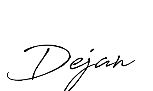 Dejan stylish signature style. Best Handwritten Sign (Antro_Vectra_Bolder) for my name. Handwritten Signature Collection Ideas for my name Dejan. Dejan signature style 7 images and pictures png