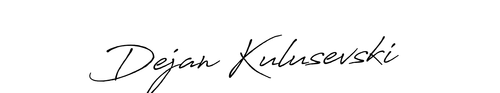 Dejan Kulusevski stylish signature style. Best Handwritten Sign (Antro_Vectra_Bolder) for my name. Handwritten Signature Collection Ideas for my name Dejan Kulusevski. Dejan Kulusevski signature style 7 images and pictures png