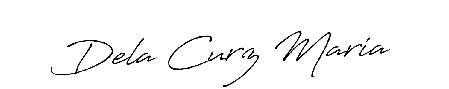 Also we have Dela Curz Maria name is the best signature style. Create professional handwritten signature collection using Antro_Vectra_Bolder autograph style. Dela Curz Maria signature style 7 images and pictures png