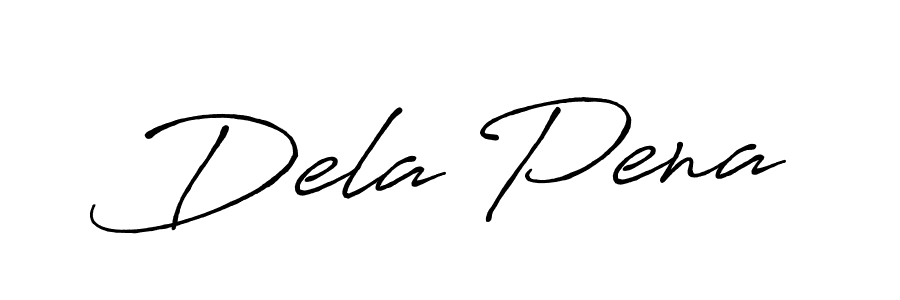 Use a signature maker to create a handwritten signature online. With this signature software, you can design (Antro_Vectra_Bolder) your own signature for name Dela Pena. Dela Pena signature style 7 images and pictures png