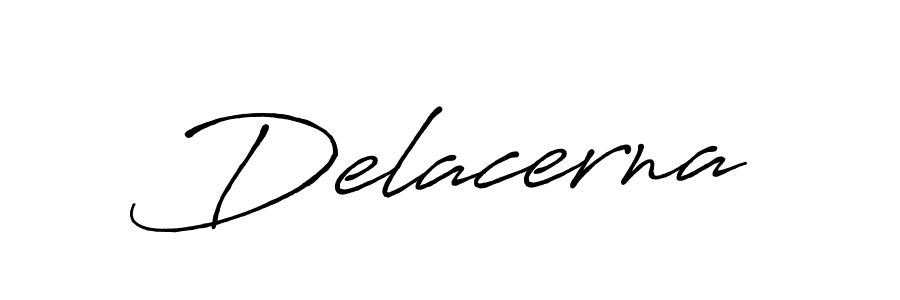 How to make Delacerna signature? Antro_Vectra_Bolder is a professional autograph style. Create handwritten signature for Delacerna name. Delacerna signature style 7 images and pictures png