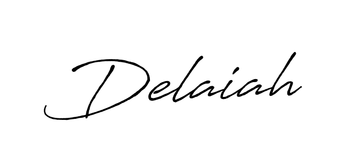 Create a beautiful signature design for name Delaiah. With this signature (Antro_Vectra_Bolder) fonts, you can make a handwritten signature for free. Delaiah signature style 7 images and pictures png