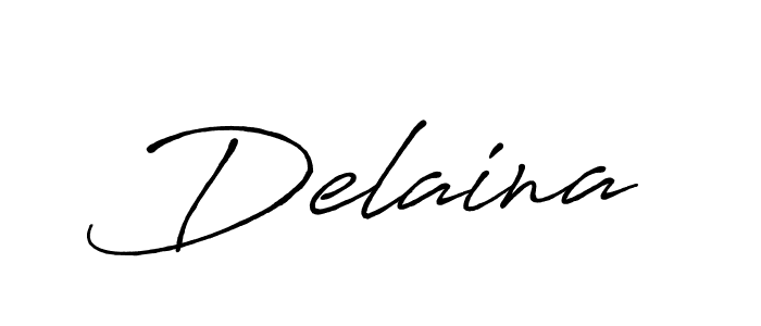 Make a beautiful signature design for name Delaina. Use this online signature maker to create a handwritten signature for free. Delaina signature style 7 images and pictures png