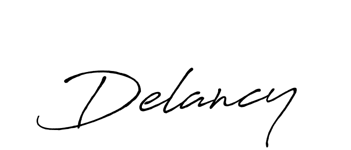 Create a beautiful signature design for name Delancy. With this signature (Antro_Vectra_Bolder) fonts, you can make a handwritten signature for free. Delancy signature style 7 images and pictures png