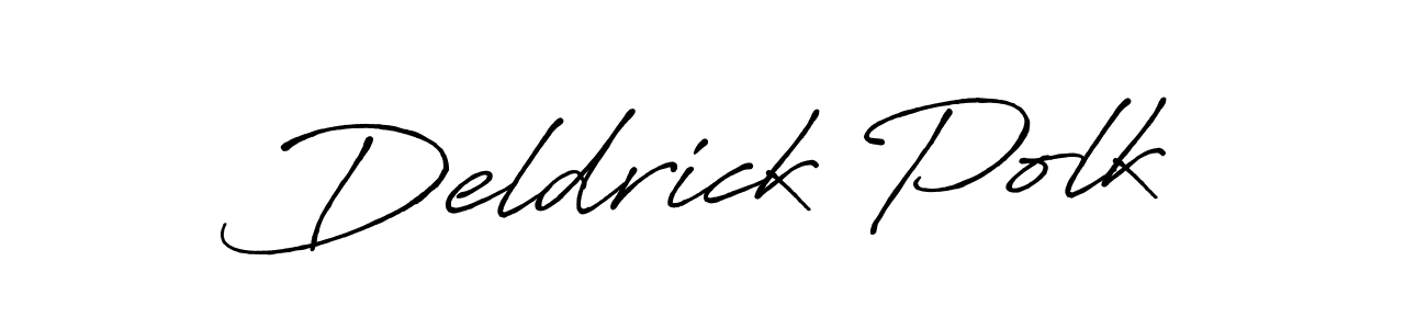 How to make Deldrick Polk signature? Antro_Vectra_Bolder is a professional autograph style. Create handwritten signature for Deldrick Polk name. Deldrick Polk signature style 7 images and pictures png