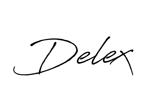 Once you've used our free online signature maker to create your best signature Antro_Vectra_Bolder style, it's time to enjoy all of the benefits that Delex name signing documents. Delex signature style 7 images and pictures png