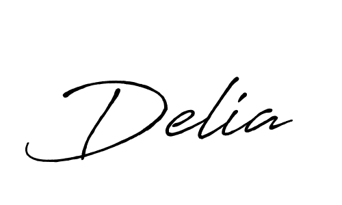 How to make Delia name signature. Use Antro_Vectra_Bolder style for creating short signs online. This is the latest handwritten sign. Delia signature style 7 images and pictures png