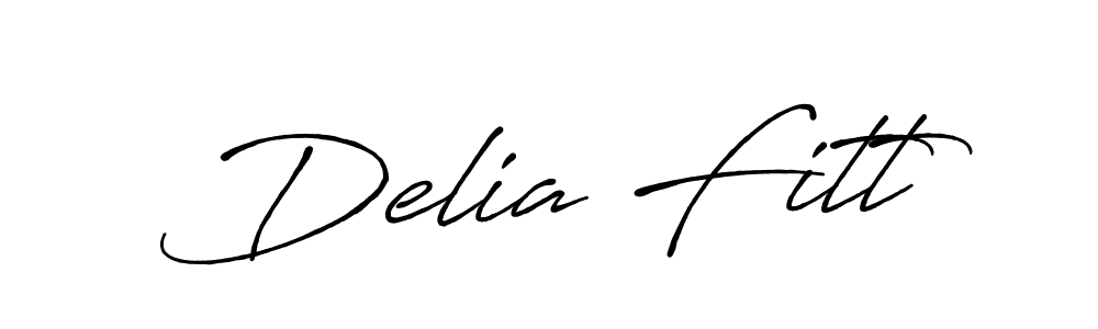 Use a signature maker to create a handwritten signature online. With this signature software, you can design (Antro_Vectra_Bolder) your own signature for name Delia Fitt. Delia Fitt signature style 7 images and pictures png