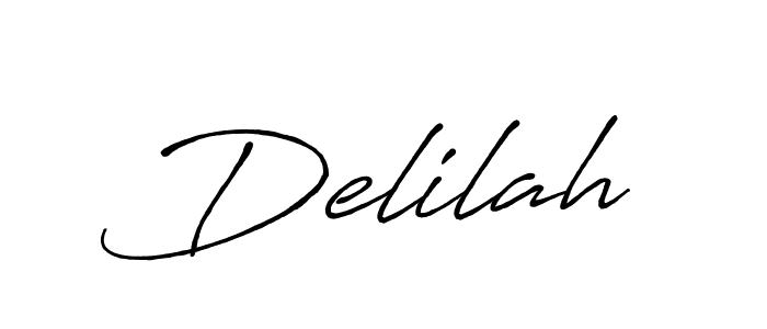 How to make Delilah signature? Antro_Vectra_Bolder is a professional autograph style. Create handwritten signature for Delilah name. Delilah signature style 7 images and pictures png