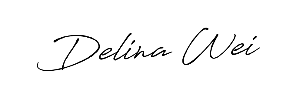 Make a short Delina Wei signature style. Manage your documents anywhere anytime using Antro_Vectra_Bolder. Create and add eSignatures, submit forms, share and send files easily. Delina Wei signature style 7 images and pictures png