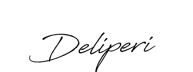 if you are searching for the best signature style for your name Deliperi. so please give up your signature search. here we have designed multiple signature styles  using Antro_Vectra_Bolder. Deliperi signature style 7 images and pictures png