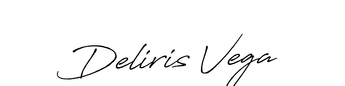 Also You can easily find your signature by using the search form. We will create Deliris Vega name handwritten signature images for you free of cost using Antro_Vectra_Bolder sign style. Deliris Vega signature style 7 images and pictures png