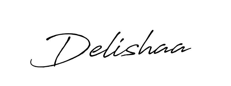 Similarly Antro_Vectra_Bolder is the best handwritten signature design. Signature creator online .You can use it as an online autograph creator for name Delishaa. Delishaa signature style 7 images and pictures png