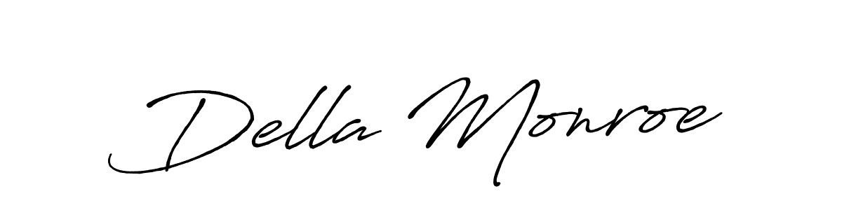 Make a short Della Monroe signature style. Manage your documents anywhere anytime using Antro_Vectra_Bolder. Create and add eSignatures, submit forms, share and send files easily. Della Monroe signature style 7 images and pictures png