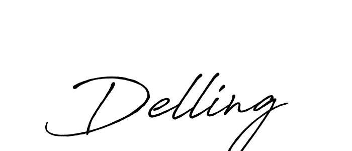 How to make Delling signature? Antro_Vectra_Bolder is a professional autograph style. Create handwritten signature for Delling name. Delling signature style 7 images and pictures png