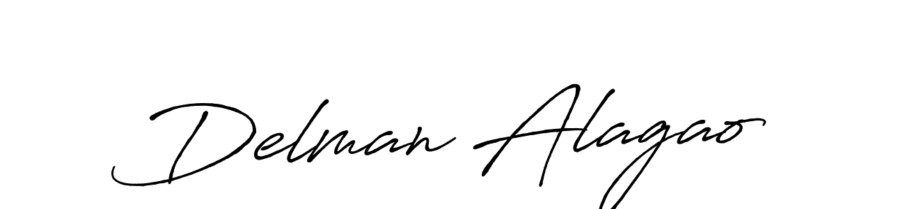 It looks lik you need a new signature style for name Delman Alagao. Design unique handwritten (Antro_Vectra_Bolder) signature with our free signature maker in just a few clicks. Delman Alagao signature style 7 images and pictures png