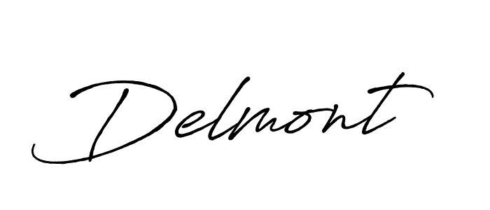 How to make Delmont name signature. Use Antro_Vectra_Bolder style for creating short signs online. This is the latest handwritten sign. Delmont signature style 7 images and pictures png