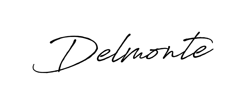 How to make Delmonte name signature. Use Antro_Vectra_Bolder style for creating short signs online. This is the latest handwritten sign. Delmonte signature style 7 images and pictures png