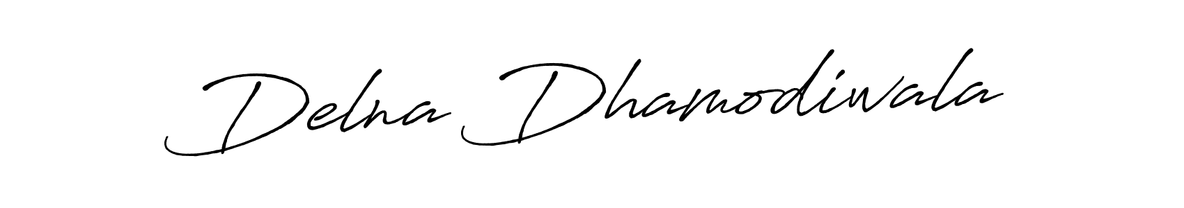 Also You can easily find your signature by using the search form. We will create Delna Dhamodiwala name handwritten signature images for you free of cost using Antro_Vectra_Bolder sign style. Delna Dhamodiwala signature style 7 images and pictures png