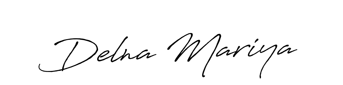 Antro_Vectra_Bolder is a professional signature style that is perfect for those who want to add a touch of class to their signature. It is also a great choice for those who want to make their signature more unique. Get Delna Mariya name to fancy signature for free. Delna Mariya signature style 7 images and pictures png