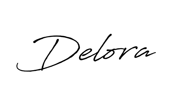 How to make Delora signature? Antro_Vectra_Bolder is a professional autograph style. Create handwritten signature for Delora name. Delora signature style 7 images and pictures png