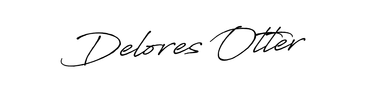This is the best signature style for the Delores Otter name. Also you like these signature font (Antro_Vectra_Bolder). Mix name signature. Delores Otter signature style 7 images and pictures png