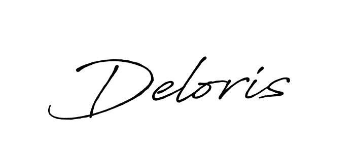 Make a short Deloris signature style. Manage your documents anywhere anytime using Antro_Vectra_Bolder. Create and add eSignatures, submit forms, share and send files easily. Deloris signature style 7 images and pictures png