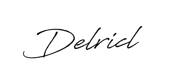 Delricl stylish signature style. Best Handwritten Sign (Antro_Vectra_Bolder) for my name. Handwritten Signature Collection Ideas for my name Delricl. Delricl signature style 7 images and pictures png