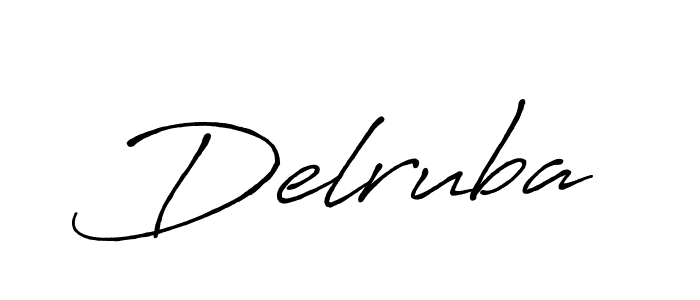 Create a beautiful signature design for name Delruba. With this signature (Antro_Vectra_Bolder) fonts, you can make a handwritten signature for free. Delruba signature style 7 images and pictures png