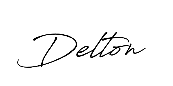 You should practise on your own different ways (Antro_Vectra_Bolder) to write your name (Delton) in signature. don't let someone else do it for you. Delton signature style 7 images and pictures png