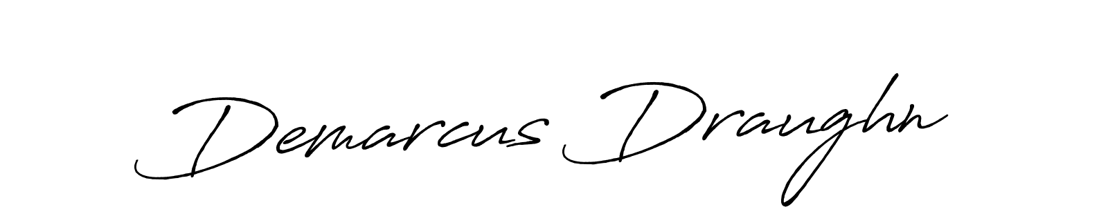 Use a signature maker to create a handwritten signature online. With this signature software, you can design (Antro_Vectra_Bolder) your own signature for name Demarcus Draughn. Demarcus Draughn signature style 7 images and pictures png