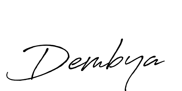 if you are searching for the best signature style for your name Dembya. so please give up your signature search. here we have designed multiple signature styles  using Antro_Vectra_Bolder. Dembya signature style 7 images and pictures png