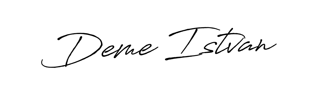 How to Draw Deme Istvan signature style? Antro_Vectra_Bolder is a latest design signature styles for name Deme Istvan. Deme Istvan signature style 7 images and pictures png