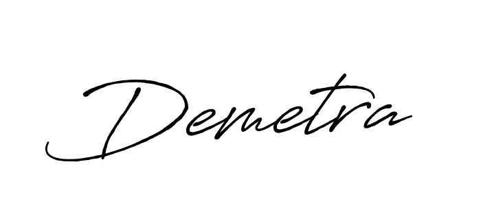 Also You can easily find your signature by using the search form. We will create Demetra name handwritten signature images for you free of cost using Antro_Vectra_Bolder sign style. Demetra signature style 7 images and pictures png